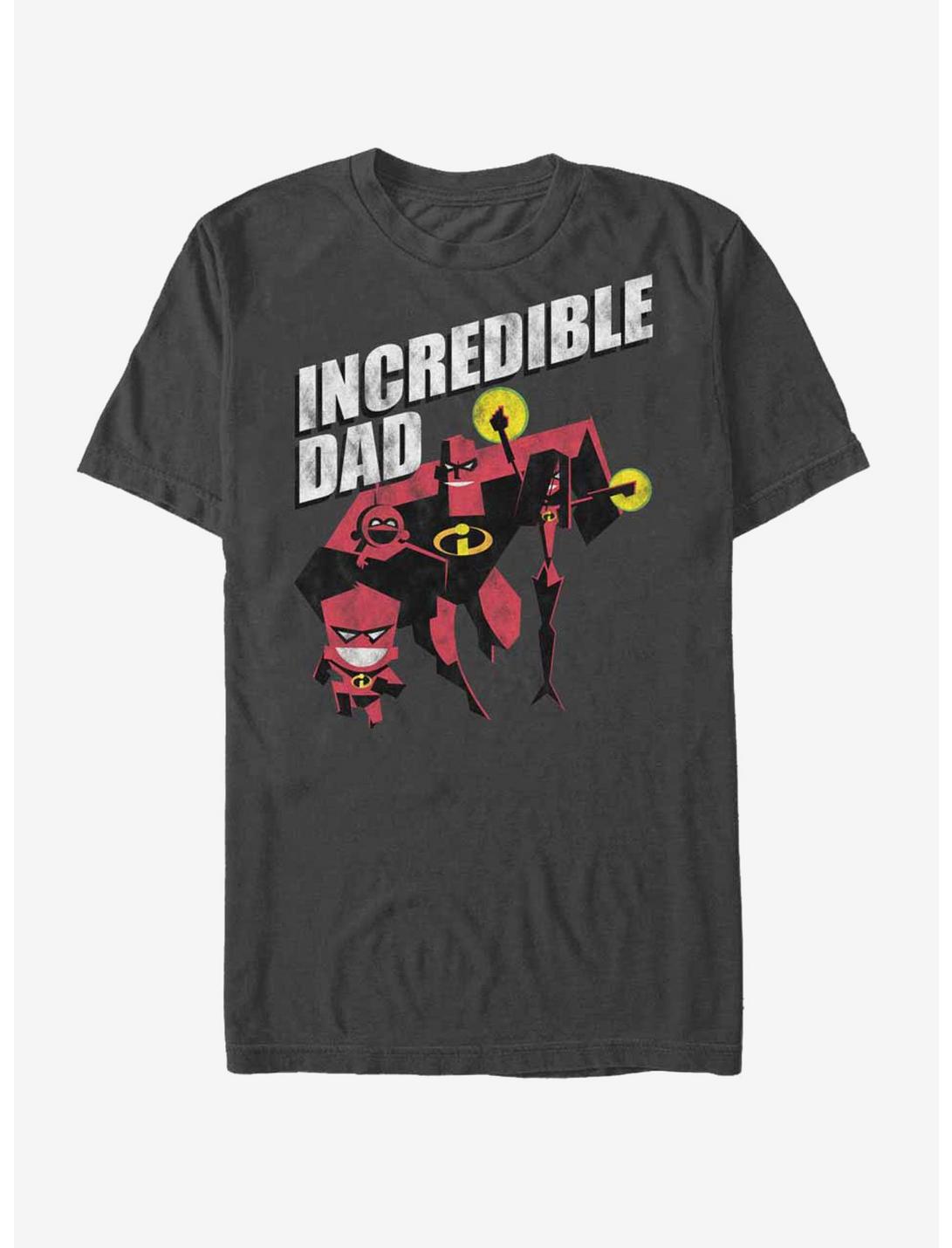 Disney Pixar The Incredibles Incredible Father T-Shirt, CHARCOAL, hi-res