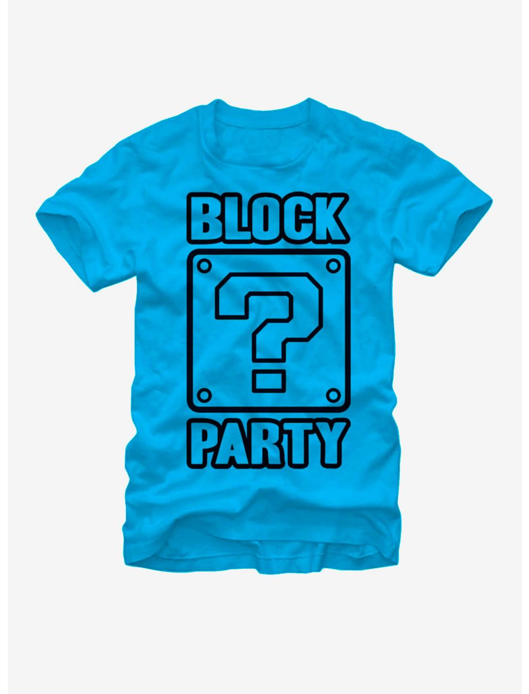 Nintendo Mario Block Party T-Shirt, TURQ, hi-res