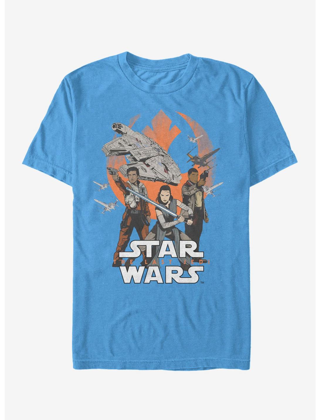 Star Wars Rebel Trio T-Shirt, TURQ, hi-res