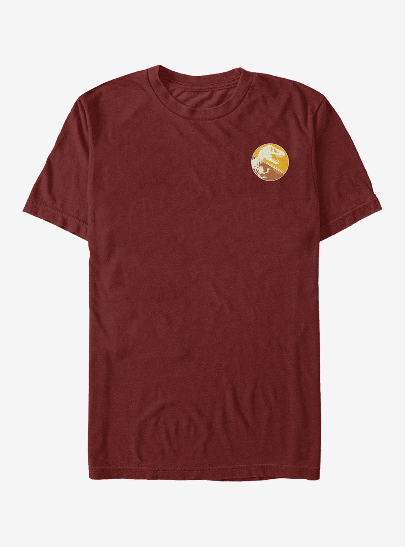 Jurassic Park T. Rex Logo Badge T-Shirt, , hi-res