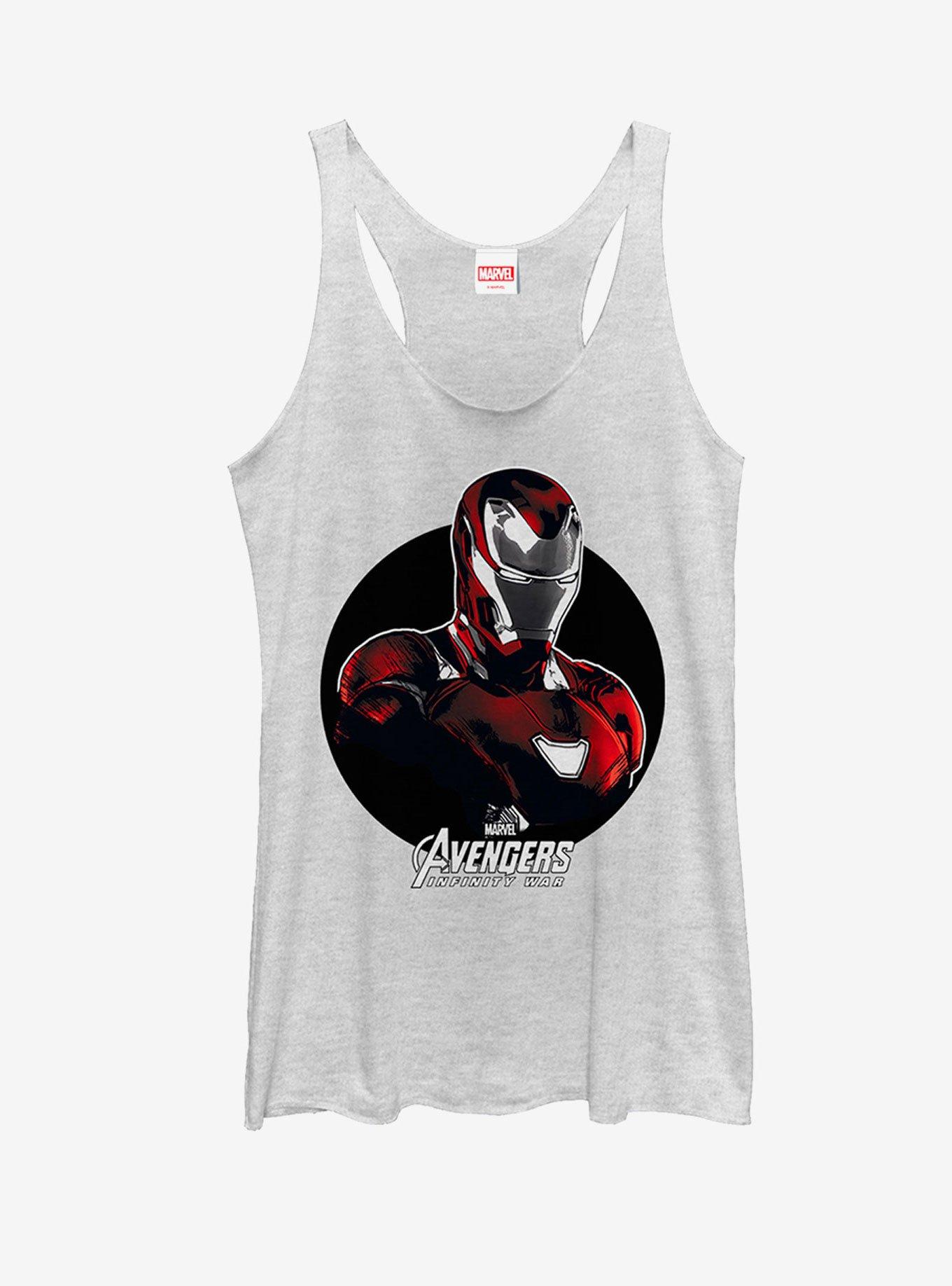 Marvel Avengers: Infinity War Iron Man Circle Womens Tank, , hi-res