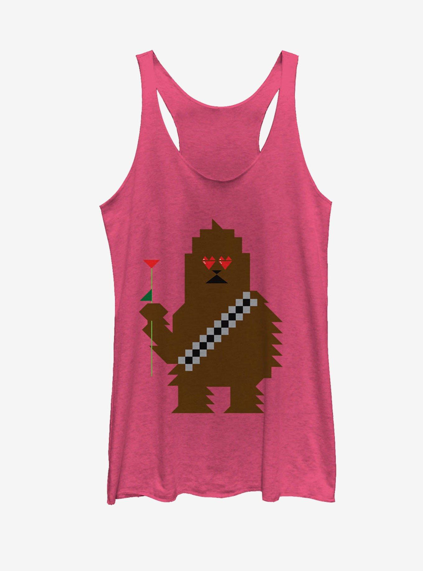 Star Wars Valentine's Day Chewbacca Womens Tank, , hi-res