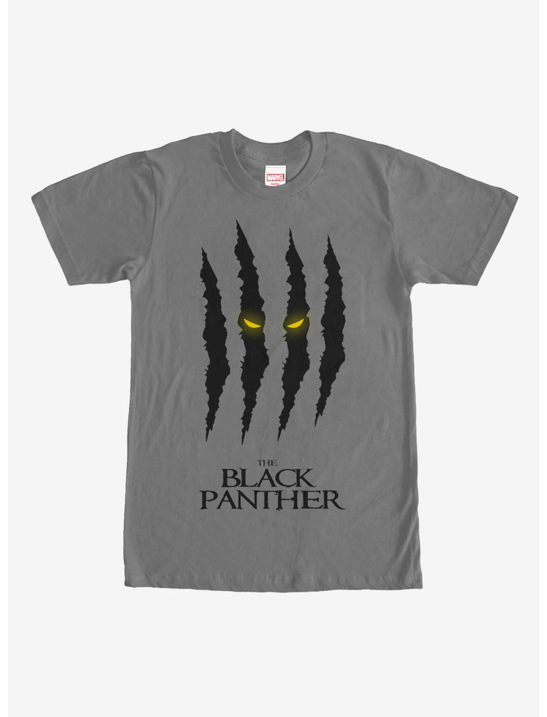 Marvel Black Panther Scratch Print T-Shirt, CHARCOAL, hi-res
