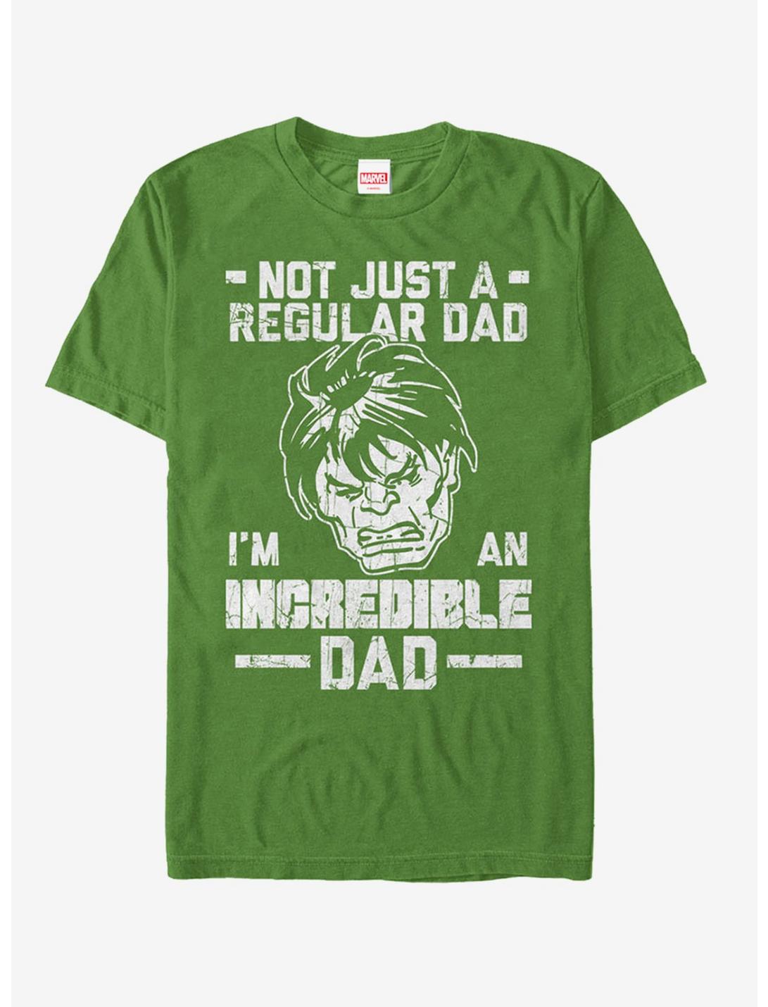 Marvel Father's Day Hulk Not Regular Dad T-Shirt, KELLY, hi-res