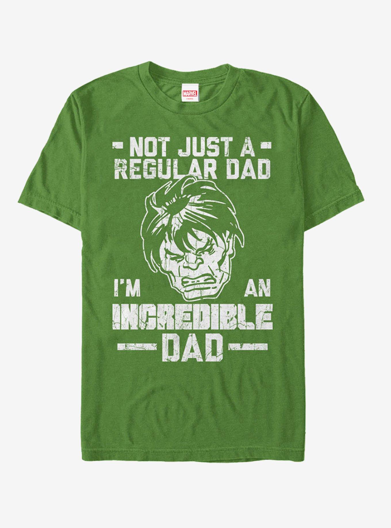 Marvel Father's Day Hulk Not Regular Dad T-Shirt, , hi-res