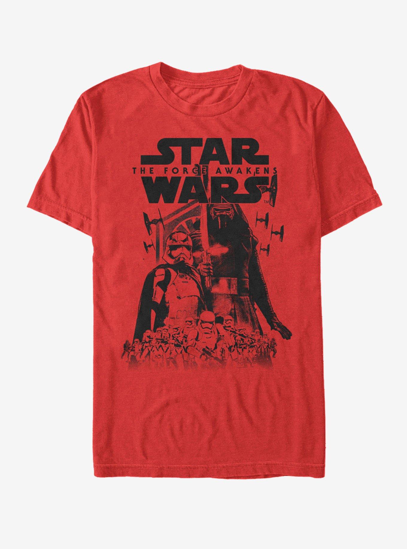Star Wars The First Order Awakening T-Shirt, RED, hi-res