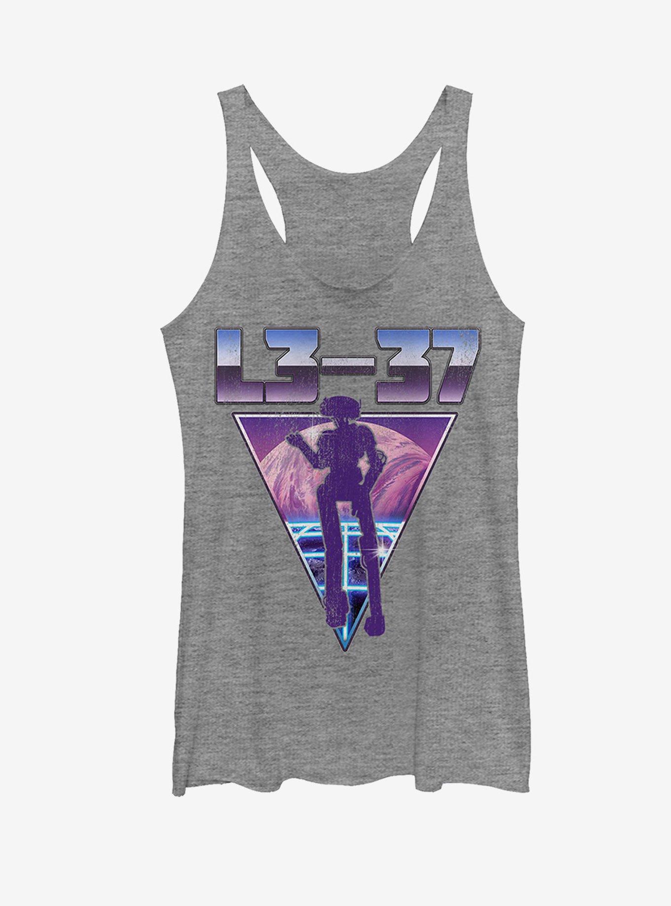 Star Wars L3-37 Neon Triangle Womens Tank, , hi-res