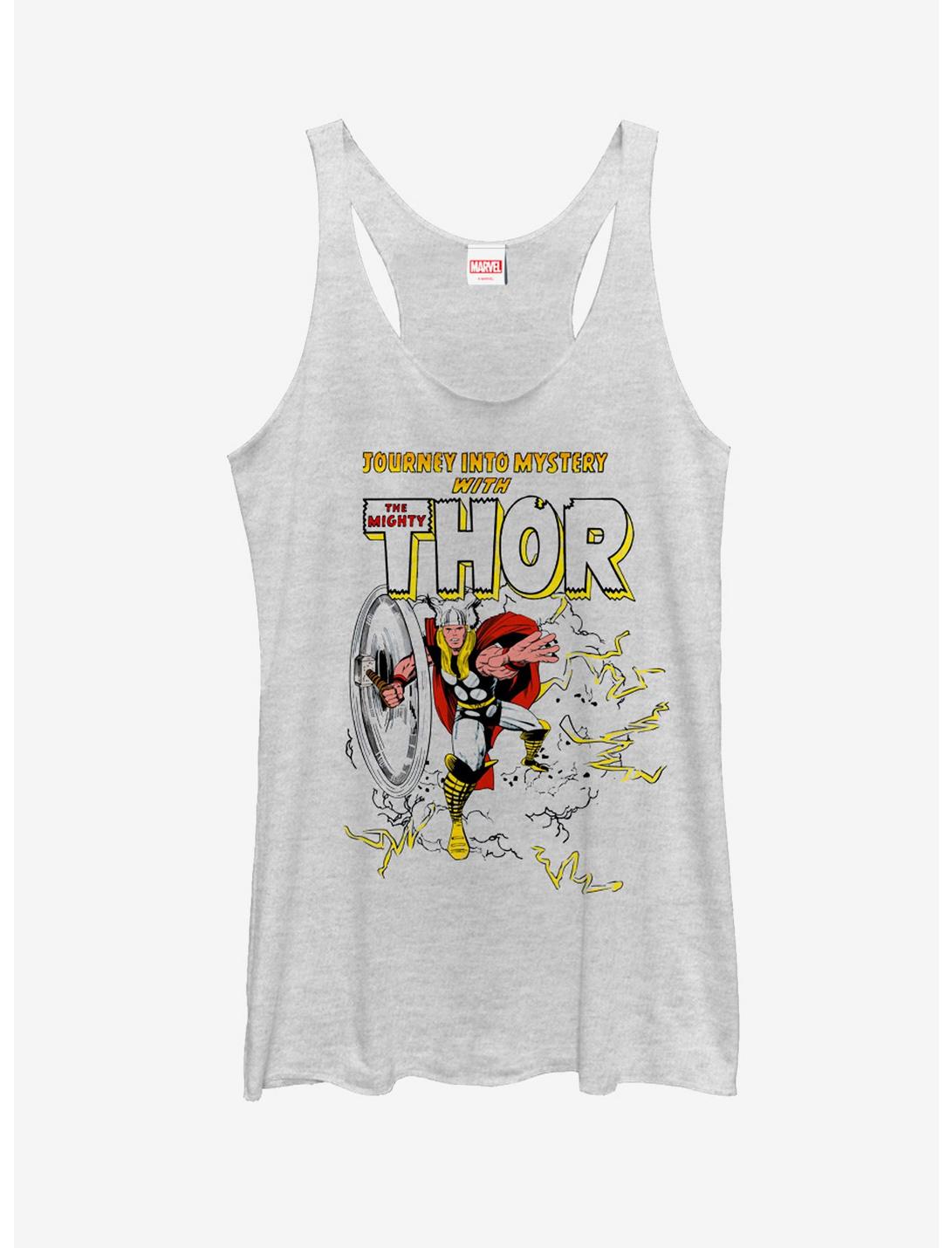 Marvel Mighty Thor Journey into Mystery Womens Tank, WHITE HTR, hi-res
