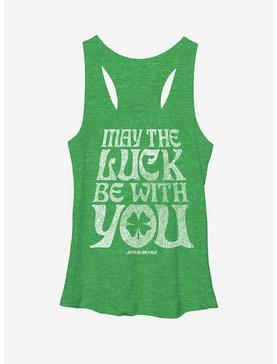 Star Wars St. Patrick's Day May the Luck Be With You Womens Tank, , hi-res