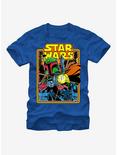 Star Wars Boba Fett Fires T-Shirt, ROYAL, hi-res