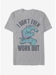 Disney Monster's Inc Sulley I Don't Work Out T-Shirt, SILVER, hi-res