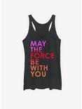 Star Wars Force Be With You Womens Tank, BLK HTR, hi-res