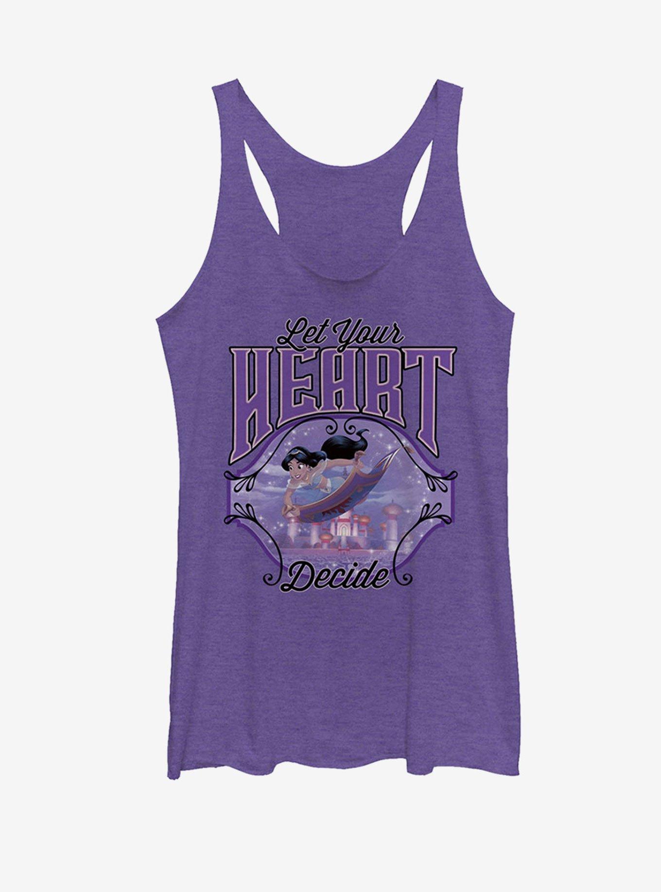 Disney Princess Jasmine Heart Decide Womens Tank, , hi-res