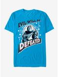 Plus Size Disney Toy Story Buzz Lightyear Defeat Evil T-Shirt, TURQ, hi-res