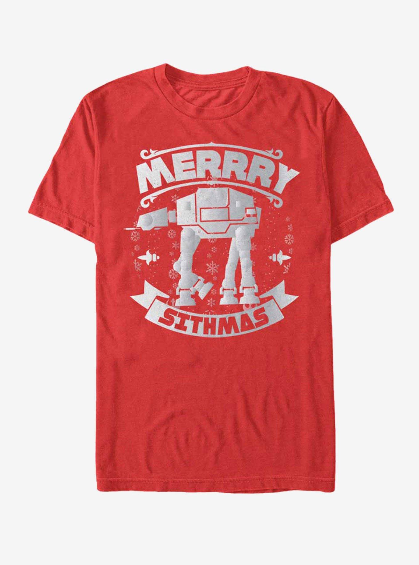 Star Wars Christmas Sithmas AT-AT T-Shirt, , hi-res