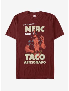 Plus Size Marvel Deadpool Greatest Taco Aficionado T-Shirt, , hi-res