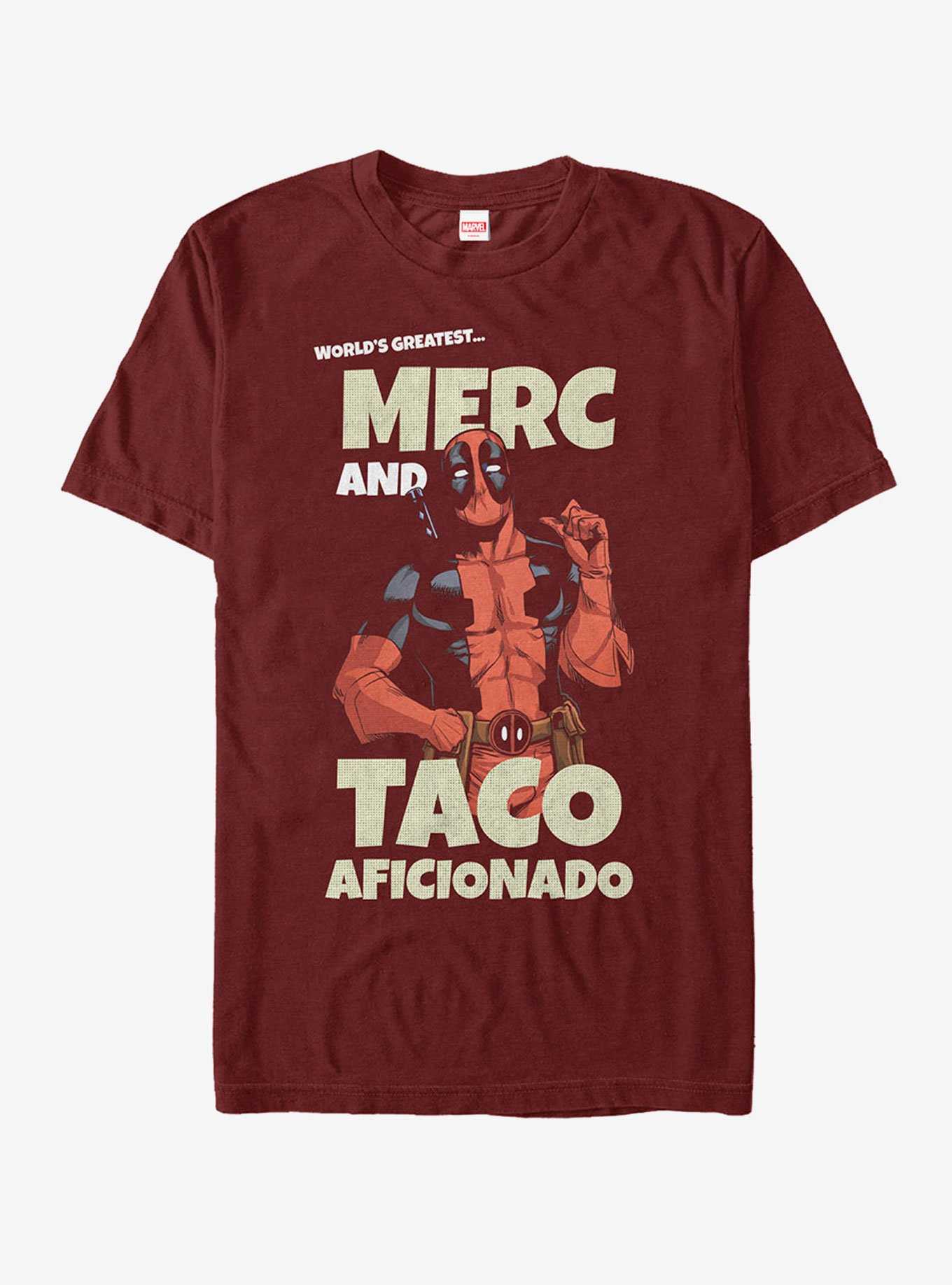 Marvel Deadpool Greatest Taco Aficionado T-Shirt, , hi-res