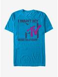 MTV I Want My Music Television T-Shirt, TURQ, hi-res