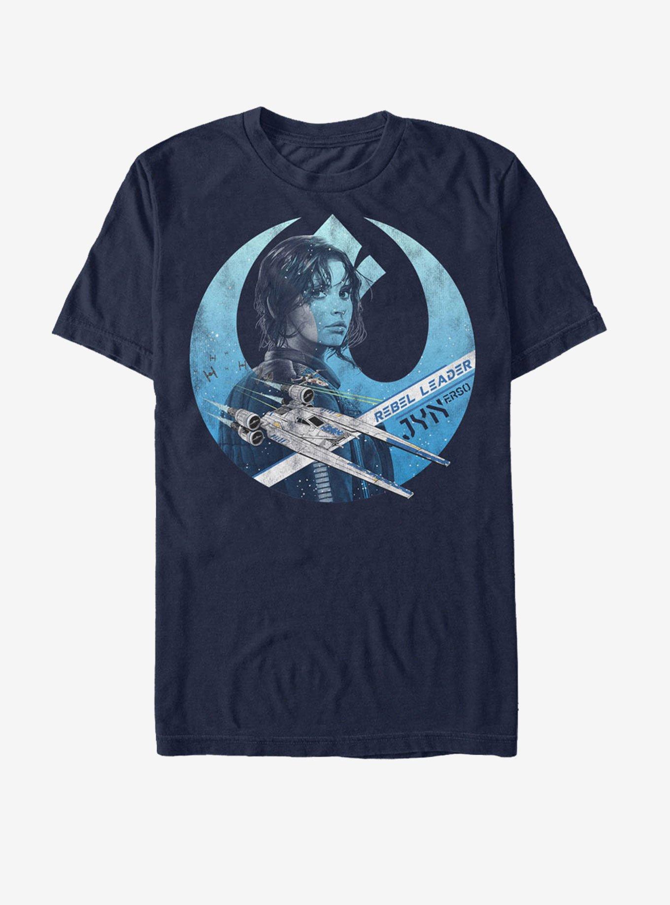 Star Wars Jyn Erso Rebel Crest T-Shirt, NAVY, hi-res