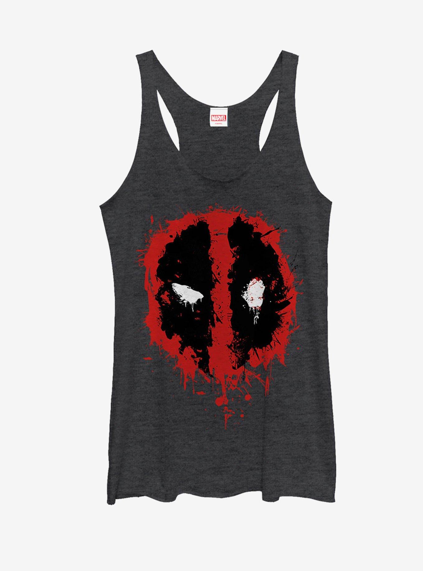 Marvel Deadpool Splatter Icon Womens Tank, , hi-res