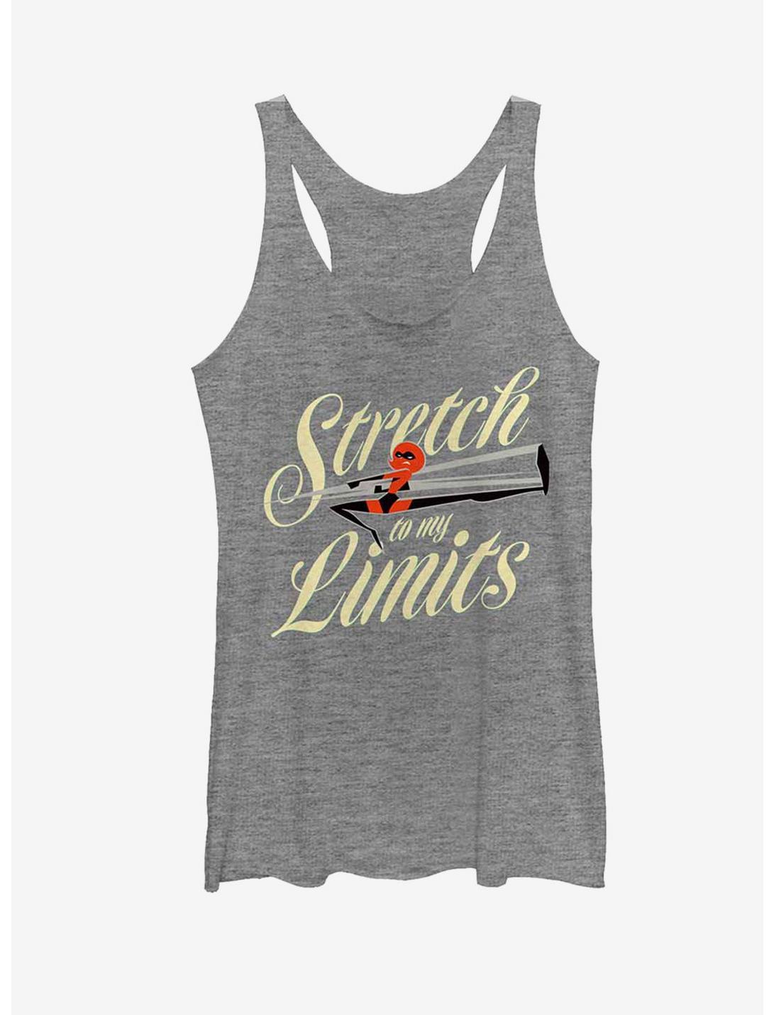 Disney Pixar The Incredibles Stretch To My Limits Womens Tank, GRAY HTR, hi-res