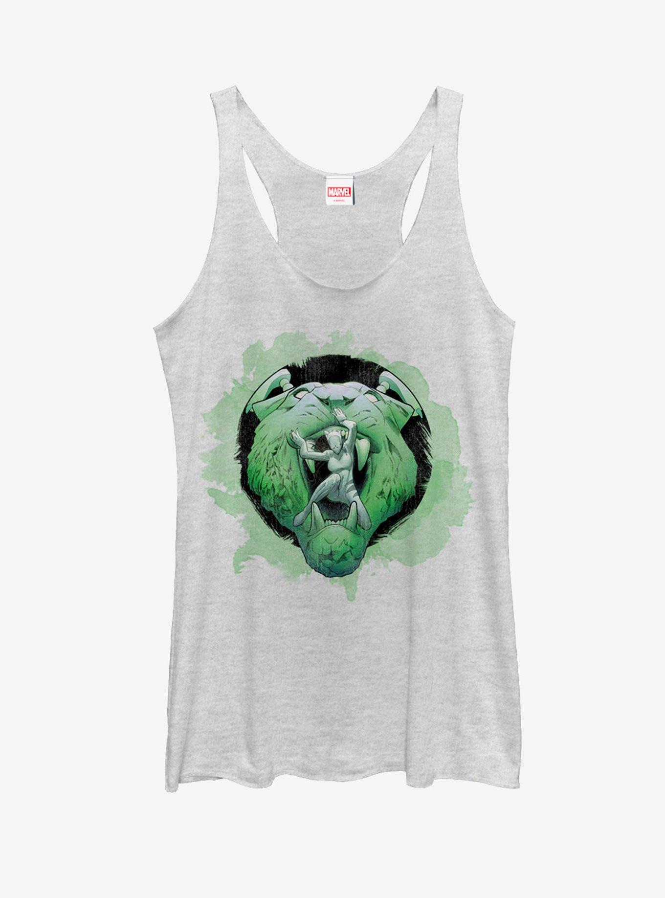 Marvel White Tiger Watercolor Print Womens Tank, , hi-res