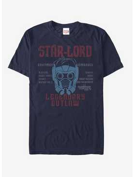 Guardians of the Galaxy Vol. 2 Star-Lord List T-Shirt, , hi-res
