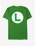 Nintendo Luigi Circle Icon T-Shirt, KELLY, hi-res