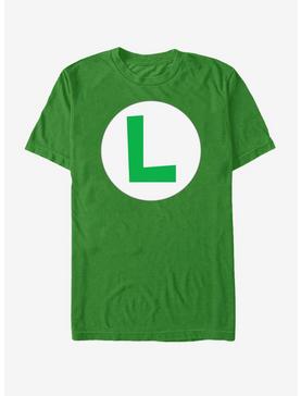 Nintendo Luigi Circle Icon T-Shirt, , hi-res