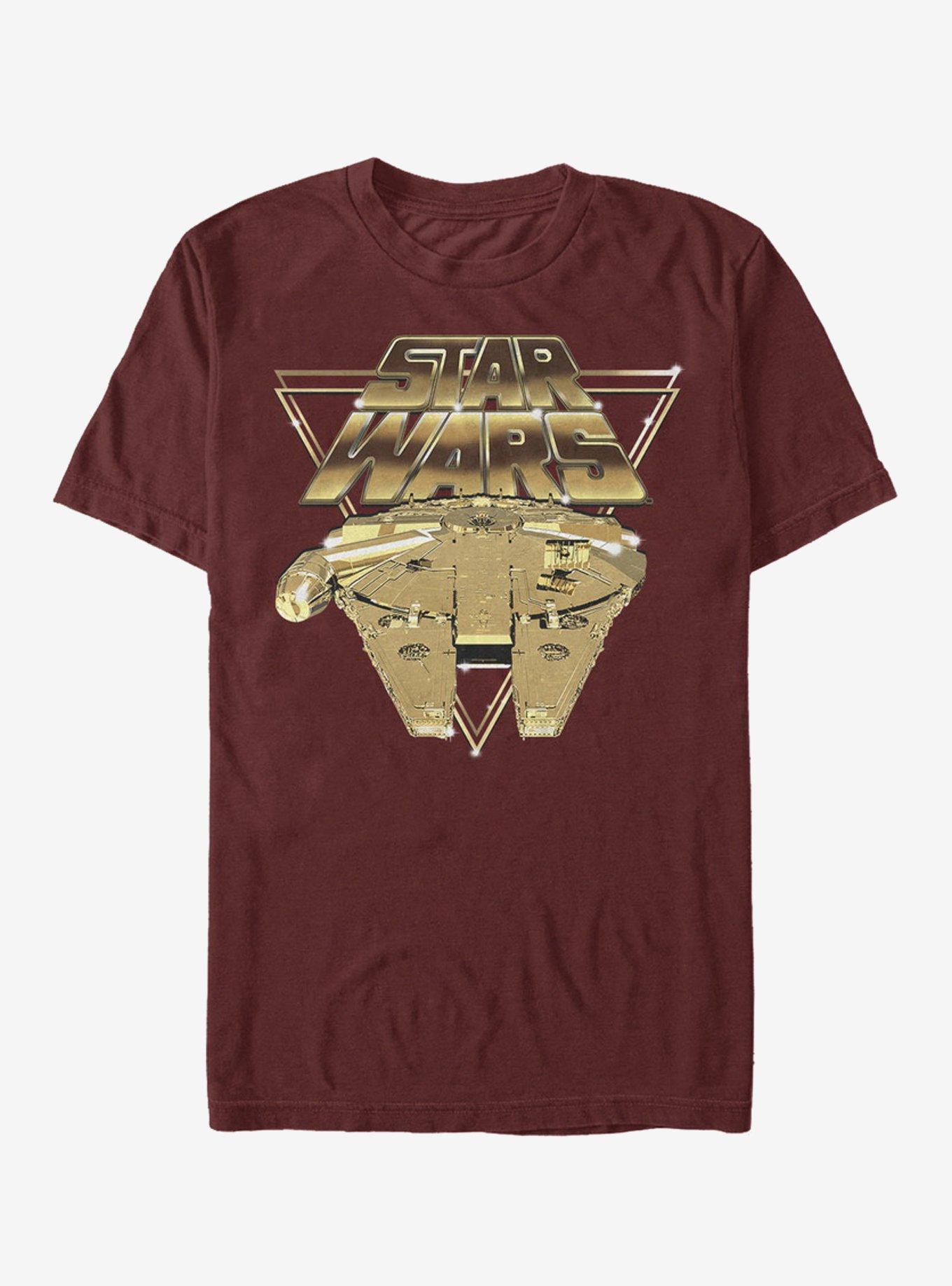 Star Wars Millennium Falcon Pixel T-Shirt, , hi-res