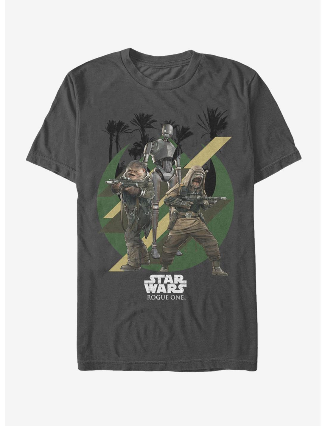 Star Wars Scarif Warriors Pao Bistan K-2SO T-Shirt, CHARCOAL, hi-res