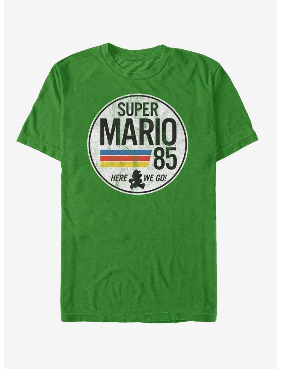 Nintendo Super Mario Retro Rainbow Ring T-Shirt, KELLY, hi-res