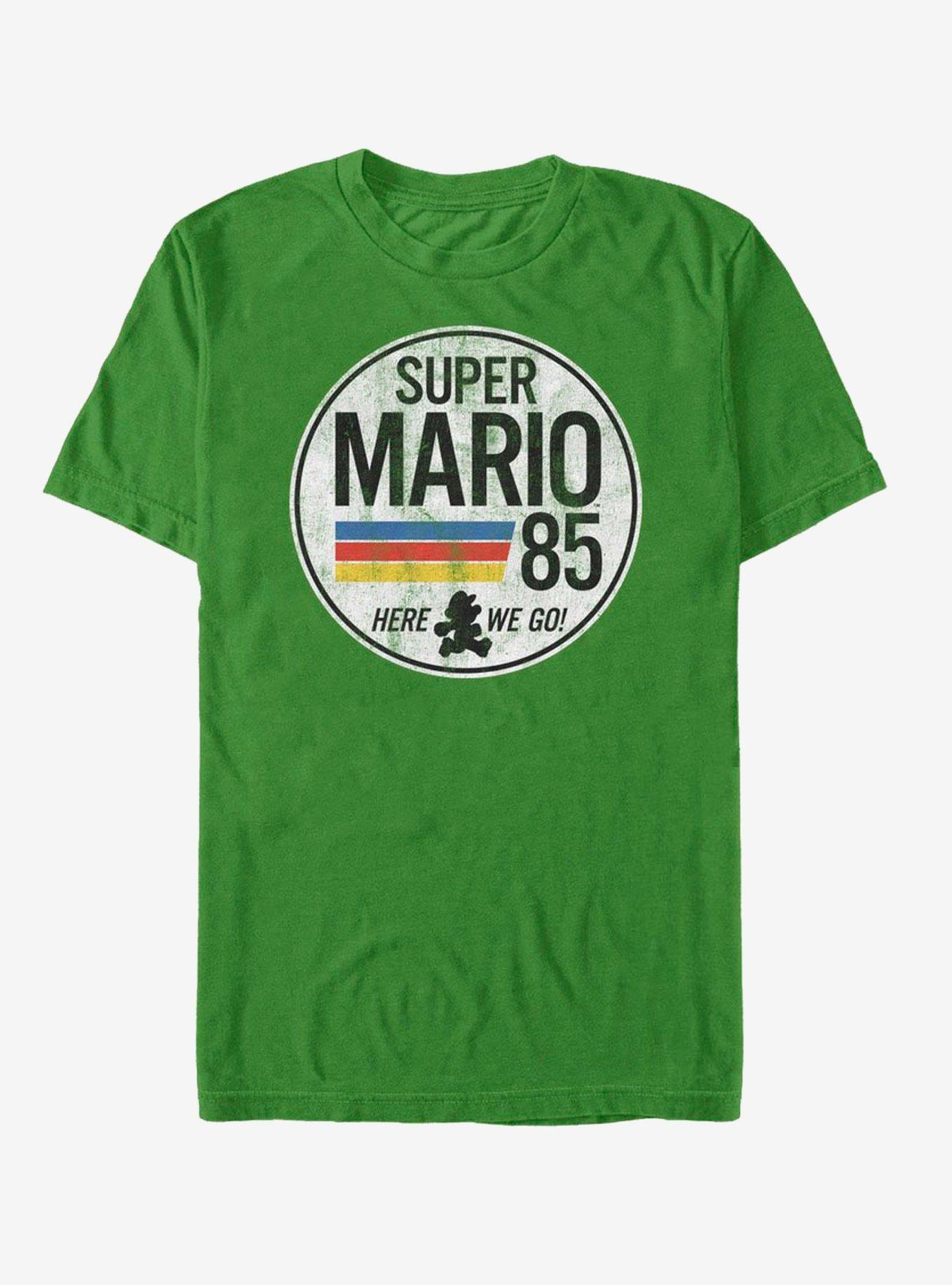 Nintendo Super Mario Retro Rainbow Ring T-Shirt, KELLY, hi-res