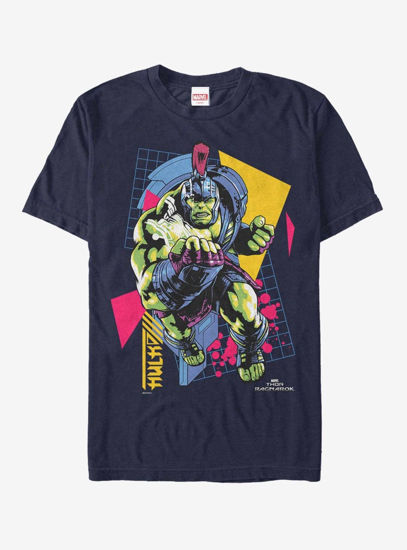 Marvel Thor: Ragnarok Hulk Retro T-Shirt - BLUE | BoxLunch