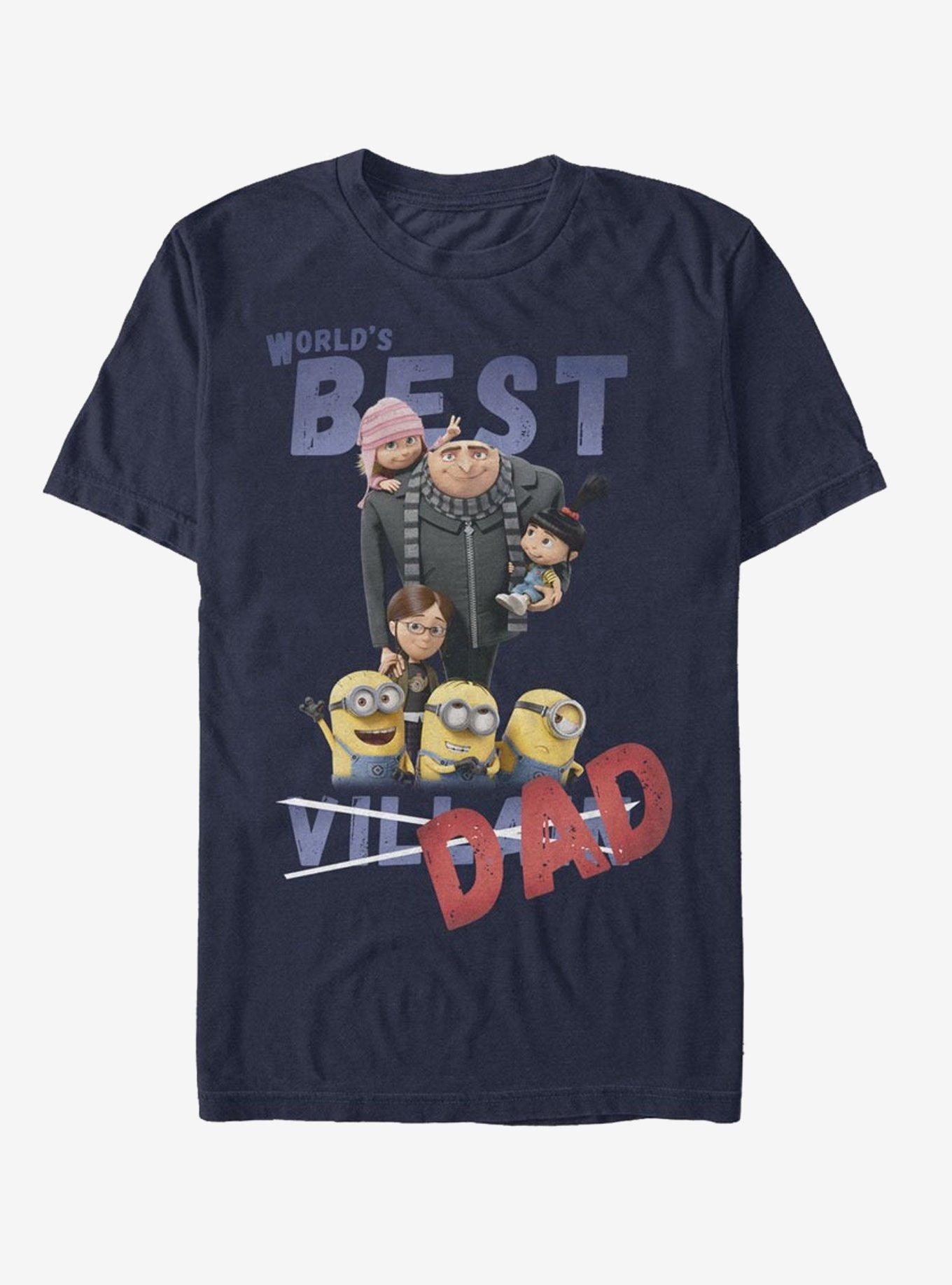 Despicable Me World's Best Villain Dad T-Shirt, , hi-res
