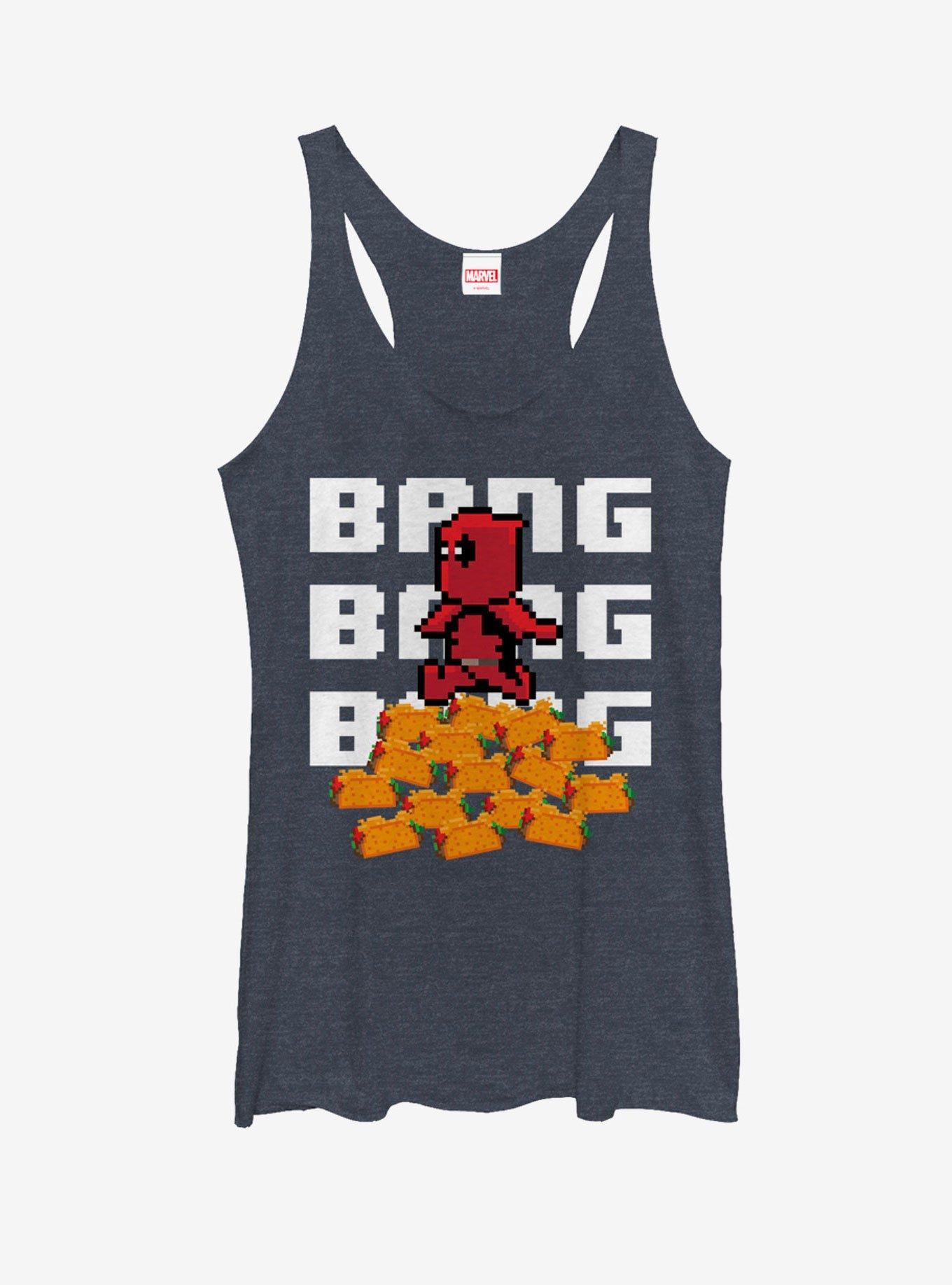 Marvel Pixelated Deadpool Womens Tank, , hi-res