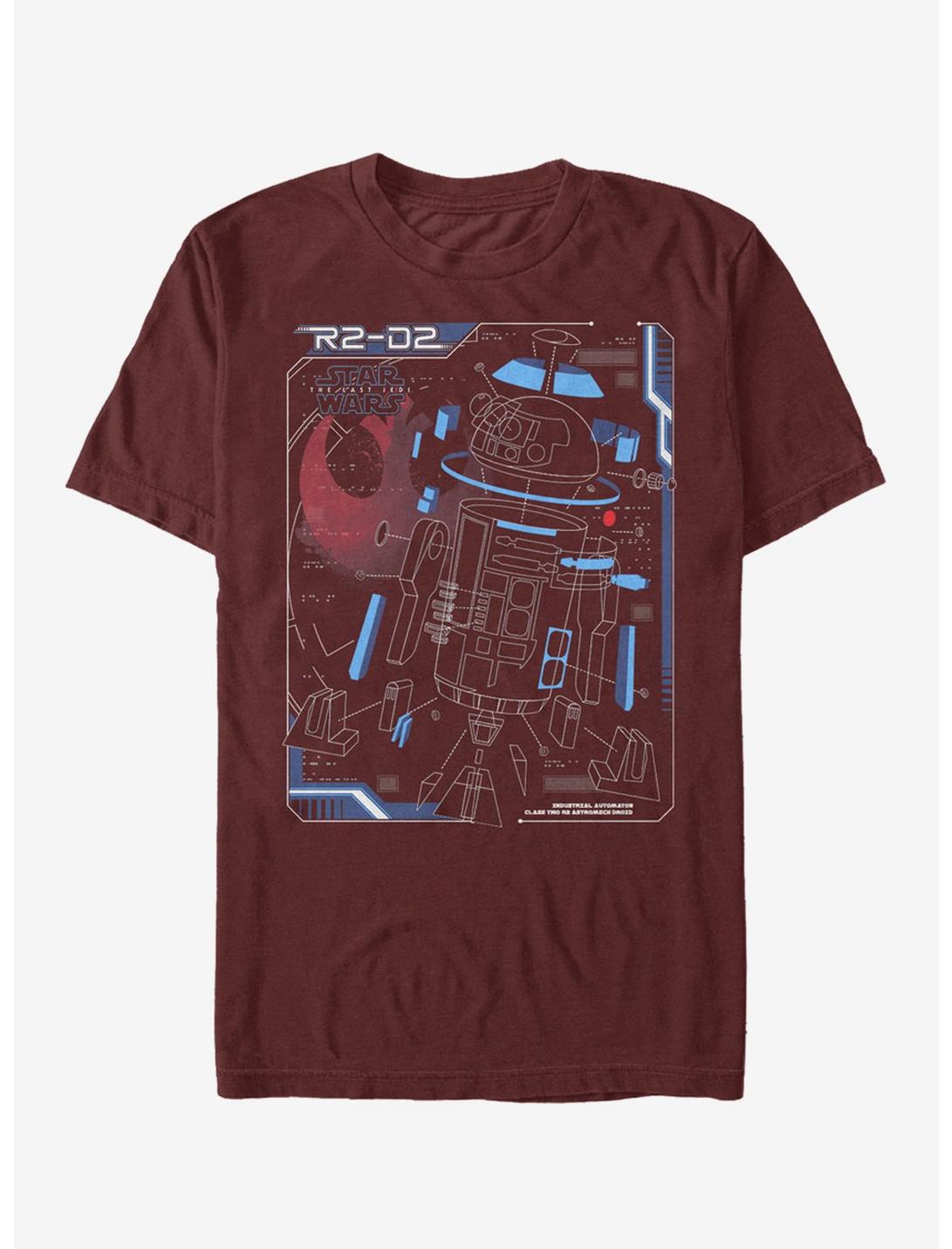 Star Wars R2-D2 Deconstruct T-Shirt, CARDINAL, hi-res