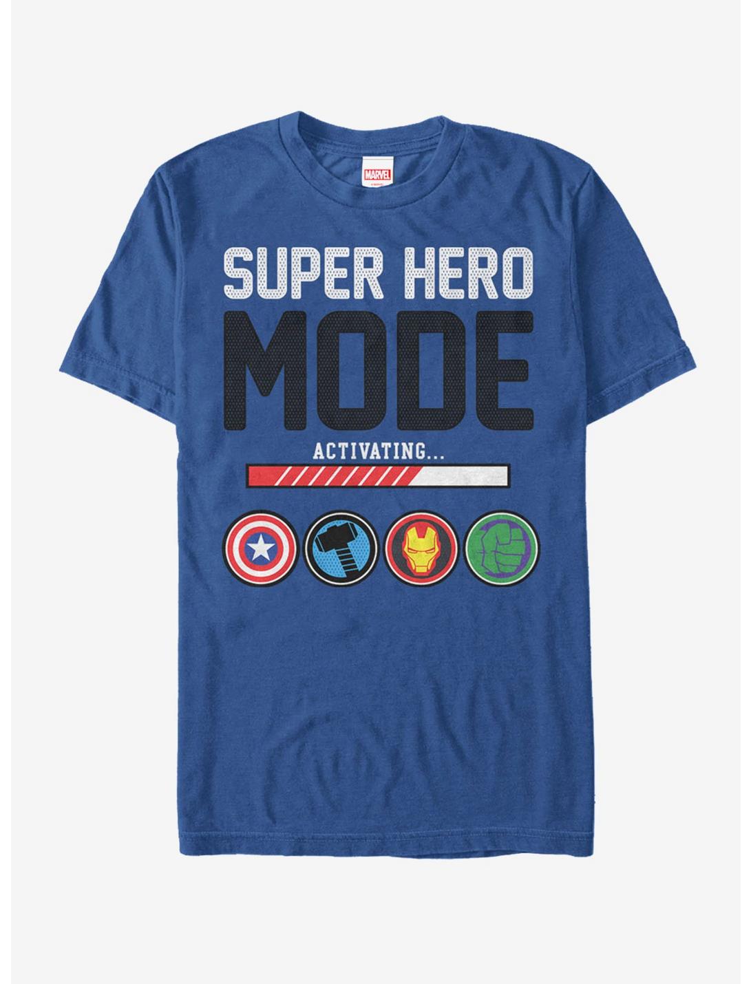 Marvel Super Hero Mode T-Shirt, ROYAL, hi-res