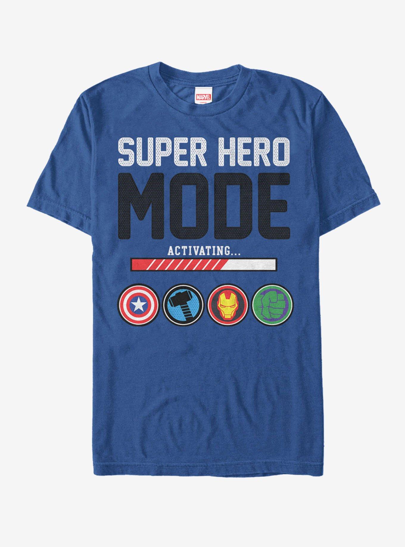 Marvel Super Hero Mode T-Shirt, ROYAL, hi-res