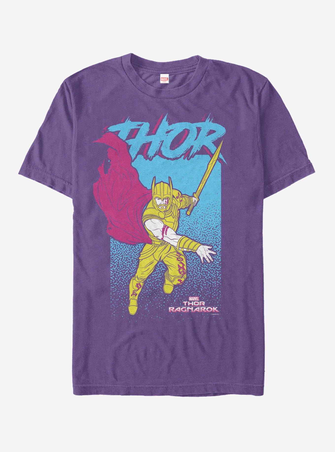 Marvel Thor: Ragnarok Cape T-Shirt, PURPLE, hi-res