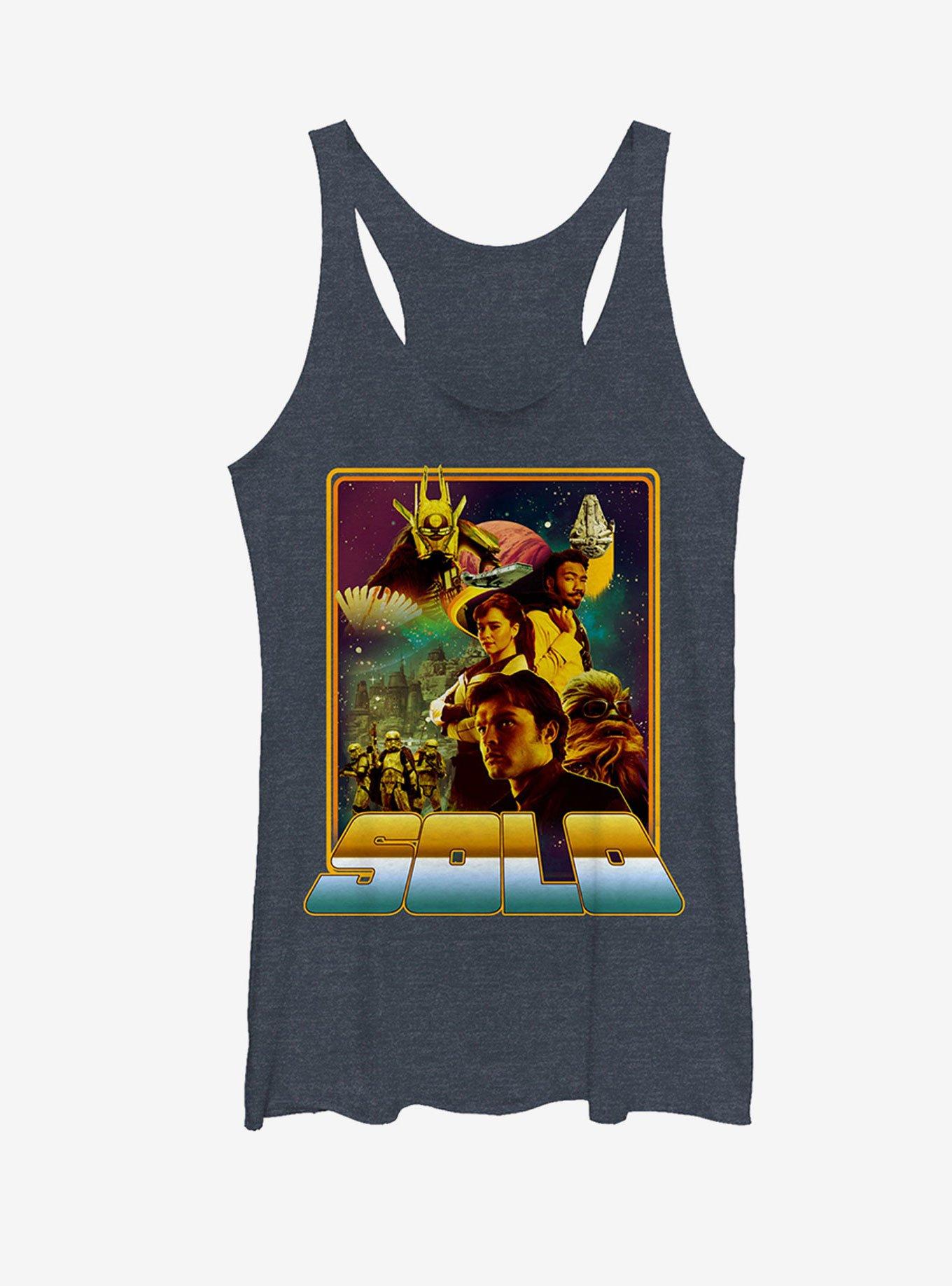 Star Wars Vintage Character Frame Womens Tank, , hi-res