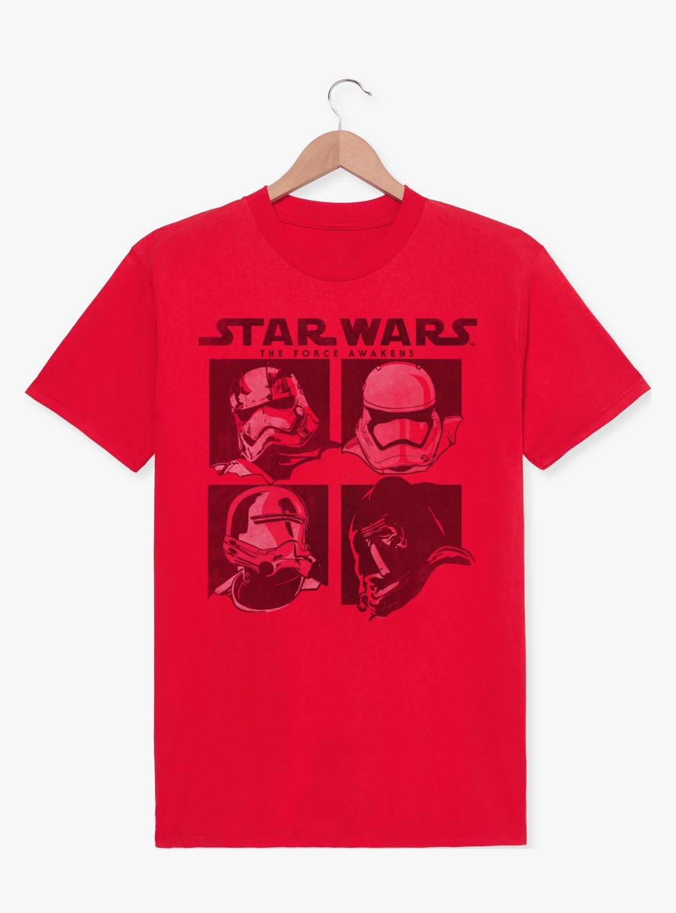 Star Wars The Force Awakens Stormtroopers and Kylo Ren T-Shirt