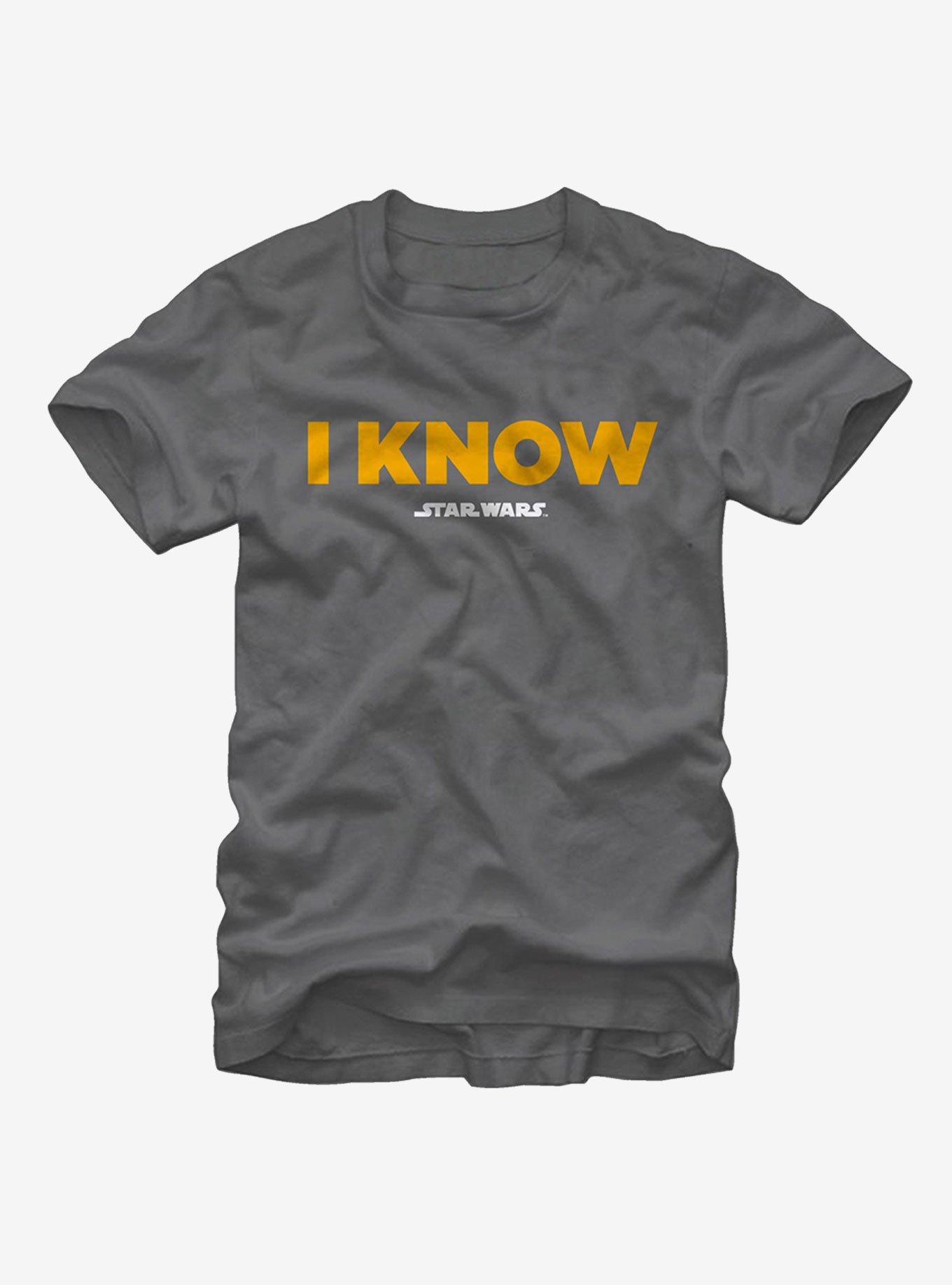 Star Wars Han Solo I Know T-Shirt, , hi-res