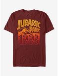Jurassic Park Retro 1993 T-Shirt, CARDINAL, hi-res