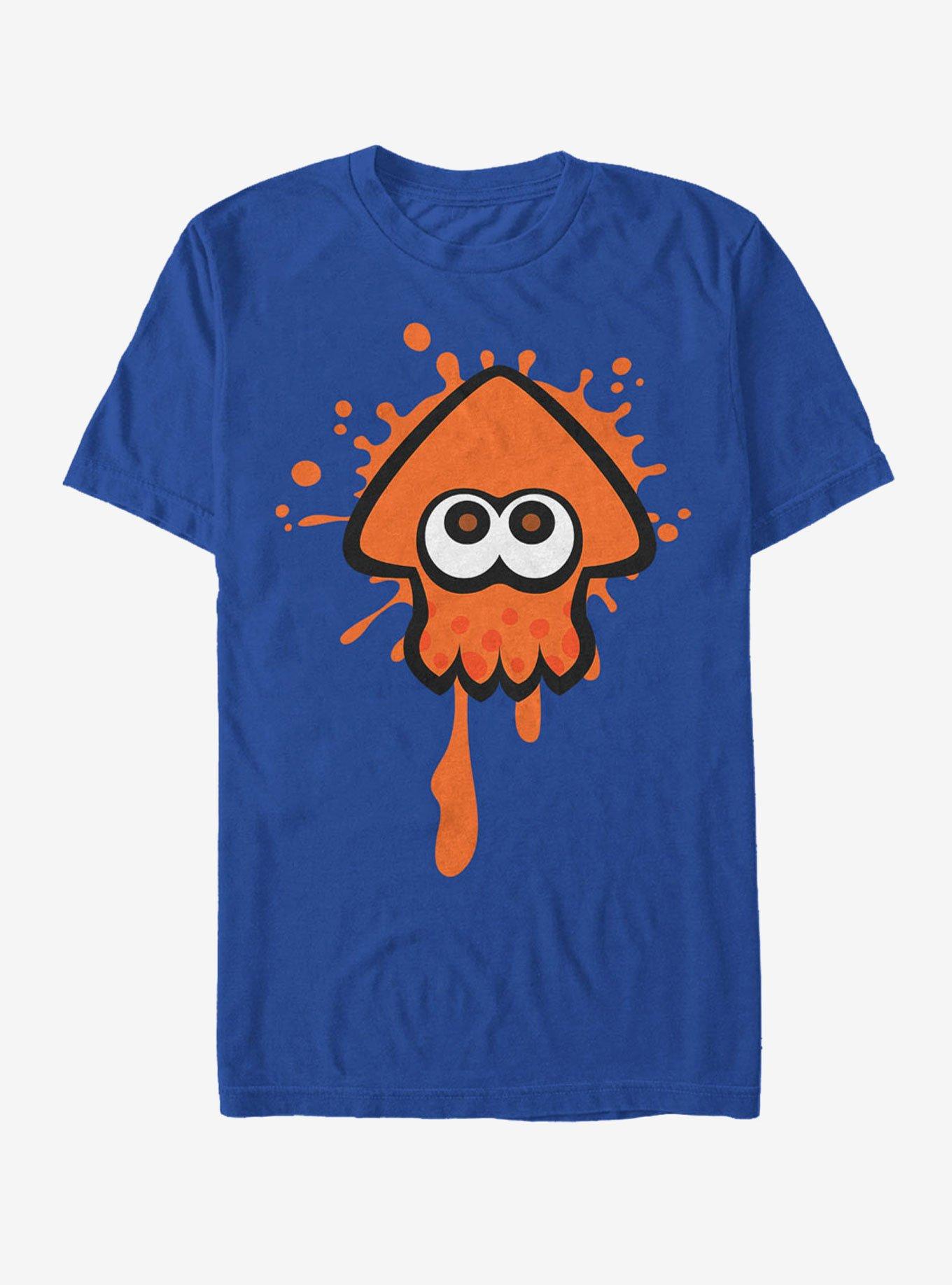 Nintendo Splatoon Orange Inkling Squid T-Shirt, ROYAL, hi-res