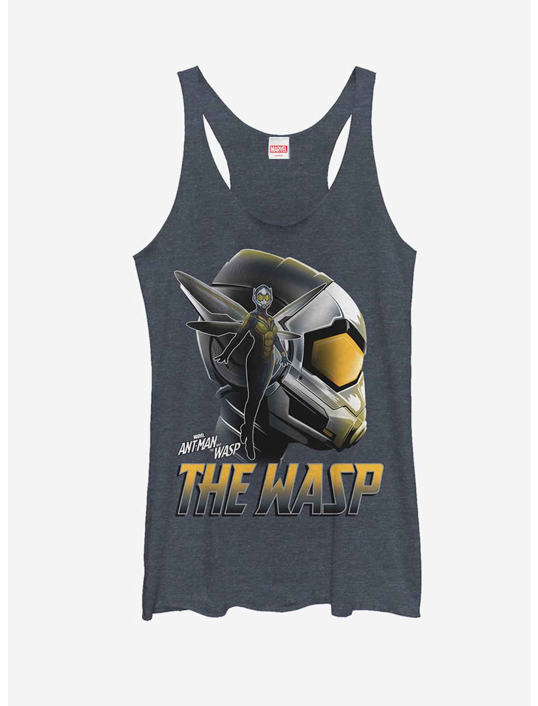 Marvel Ant-Man and the Wasp Flight Profile Womens Tank, NAVY HTR, hi-res