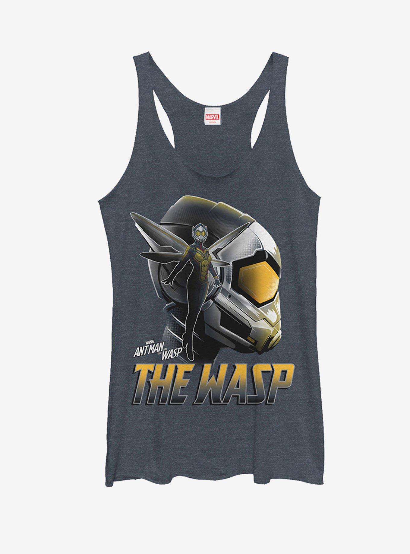 Marvel Ant-Man and the Wasp Flight Profile Womens Tank, NAVY HTR, hi-res