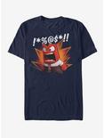 Disney Pixar Inside Out Anger T-Shirt, NAVY, hi-res