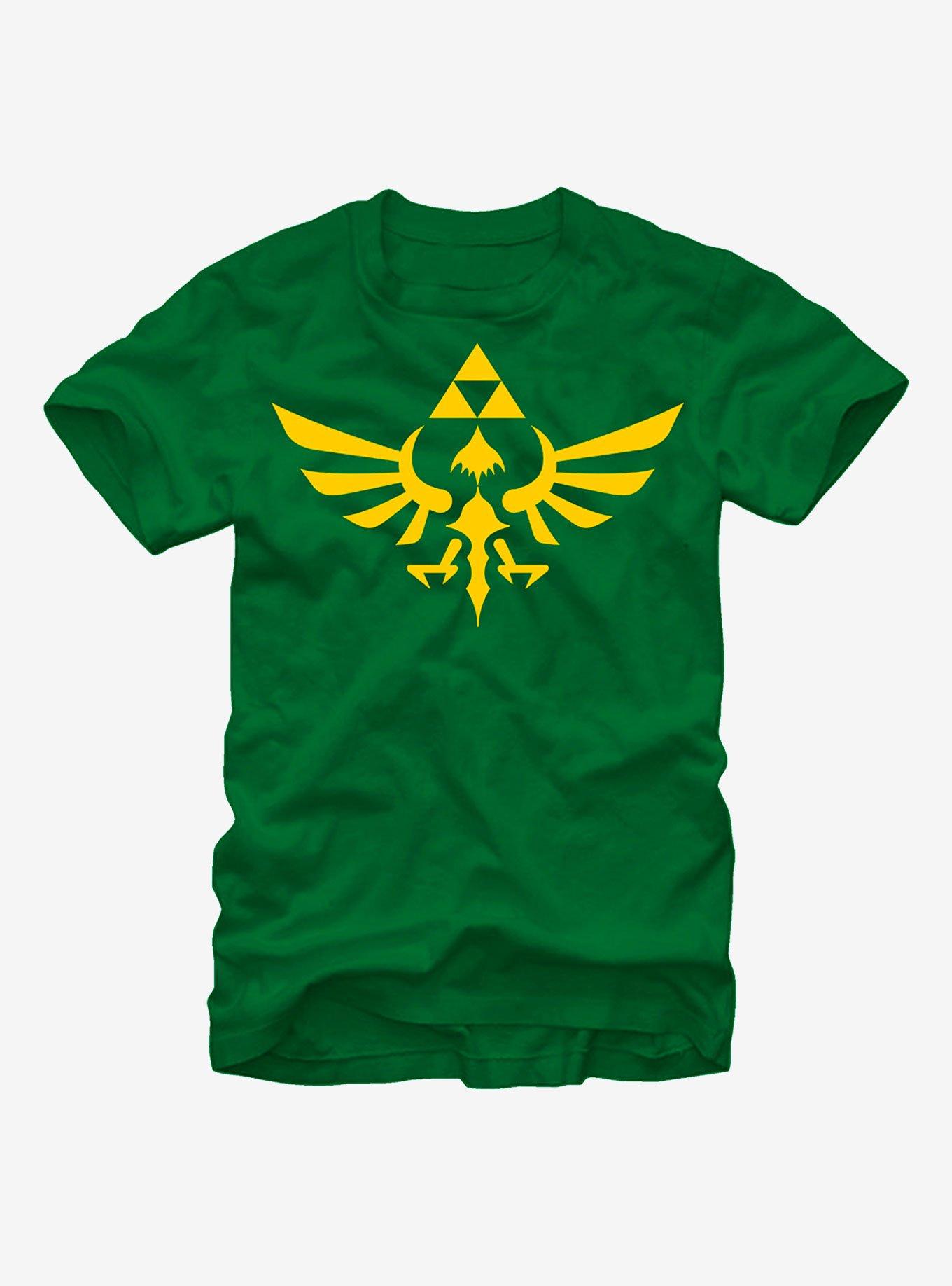 Nintendo Legend of Zelda Triforce T-Shirt, KELLY, hi-res