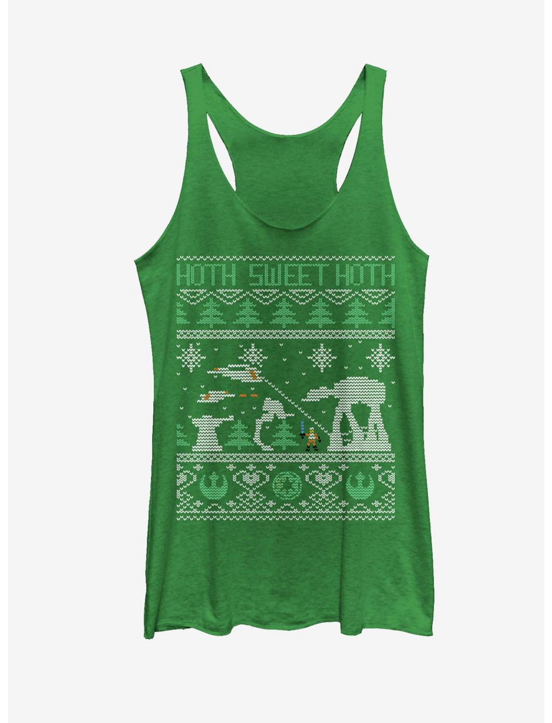 Star Wars Hoth Sweet Hoth Ugly Christmas Sweater Womens Tank, ENVY, hi-res